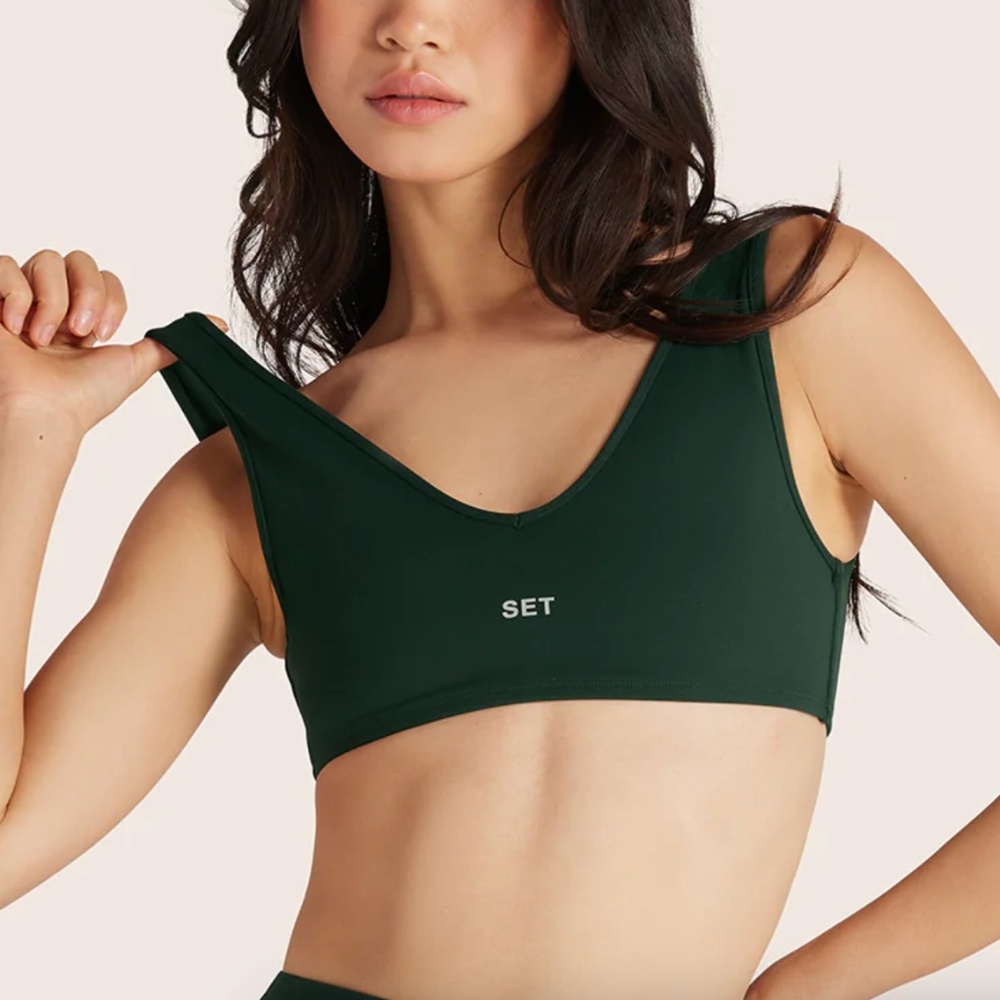 SET ACTIVE - SPORTBODY - SPORTY DIP BRA "beetle"